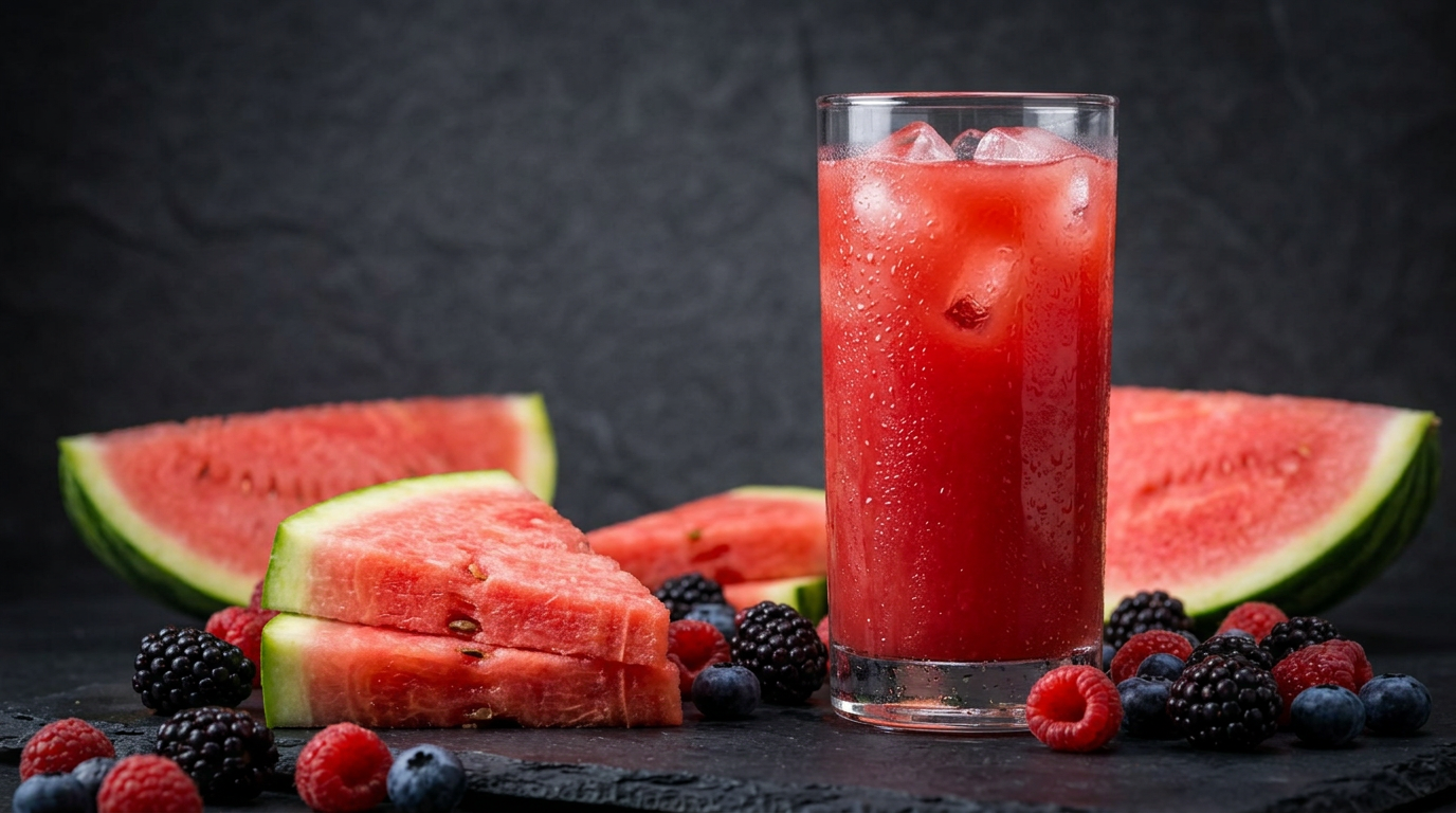 Jugo de Sandía y Bayas